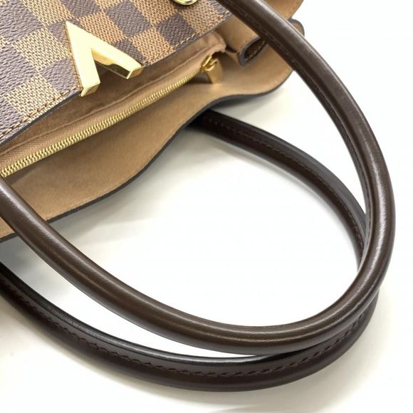 Louis Vuitton Kensington Damier Tote Bag Handbag Brown Pink - Picture 8 of 9